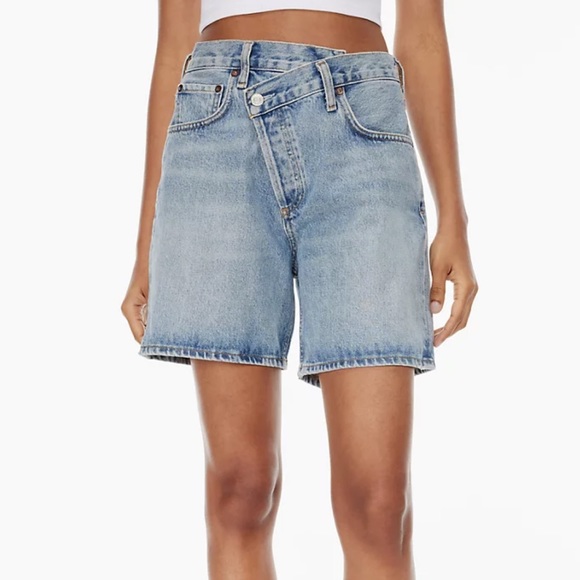 Agolde Criss Cross Shorts - Picture 1 of 4